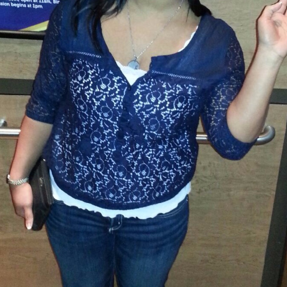 Navy Blue Shirt